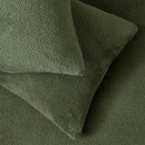 Sainsbury's Home Fleece Bedding Set - Green
