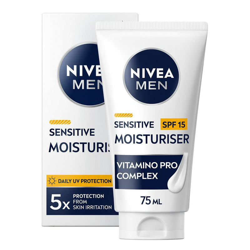 Nivea Men SPF 15 Face Moisturiser 75ml, imported from the UK