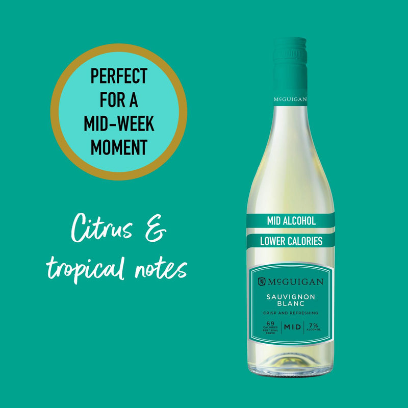 McGuigan Mid Sauvignon Blanc White Wine 75cl