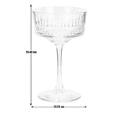 Habitat Pressed Champagne Coupe Glass