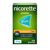Nicorette Fruitfusion Gum Pieces Quit Smoking Aid x105 2mg