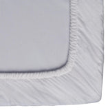 Habitat cotton brushed fitted sheet white single, UK version