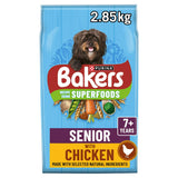 Bakers Senior Dry Dog Food Chicken and Veg 2.85kg