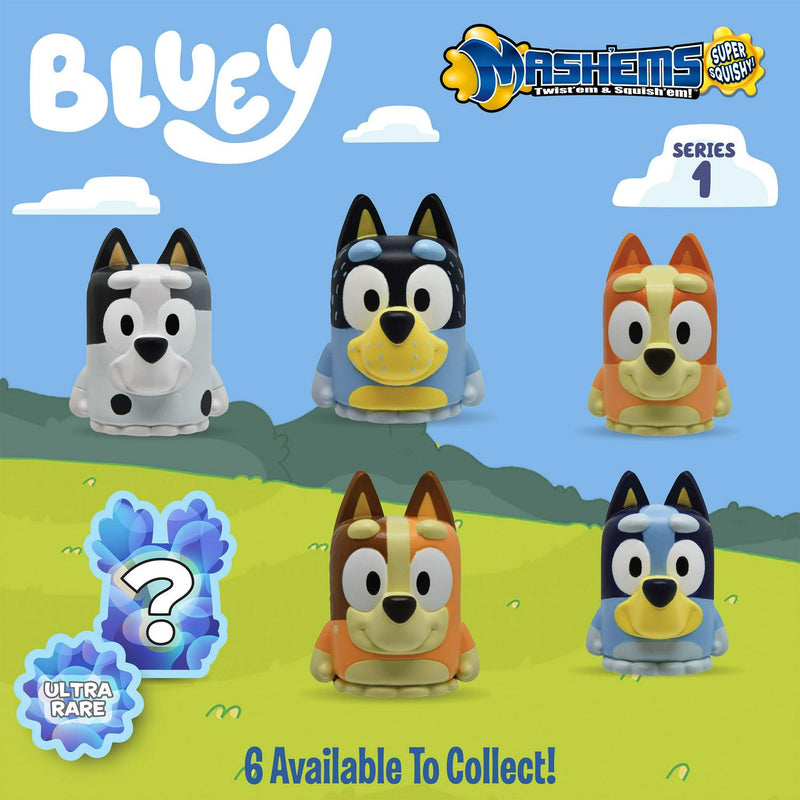 Bluey Mashems collectable capsule 6x6x6cm - British product