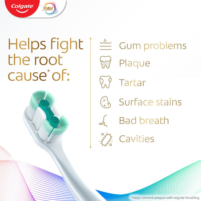 Colgate Total Foaming Clean Medium Manual Toothbrush - British product