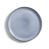 Habitat blue stoneware dinner plate with speckled glaze, UK version