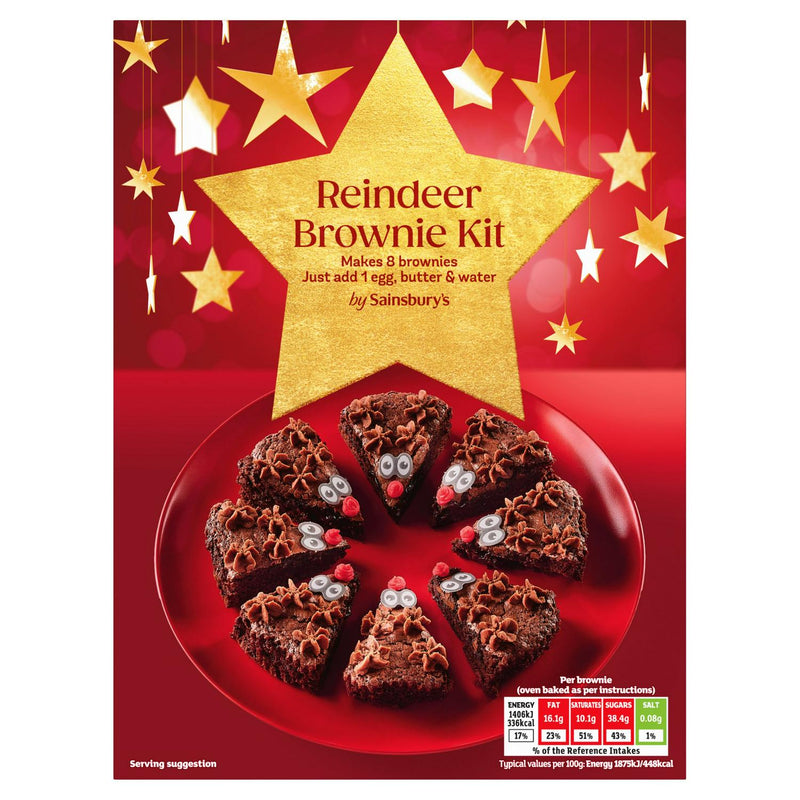 Sainsbury's Christmas Reindeer Brownie