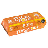 St. Ewe rich yolk free range eggs x10 (British brand)