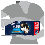 Felix Senior Cat Food Fish Selection in Jelly 40 x 85g - British product