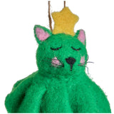 Habitat felt cat Christmas tree decoration, UK version