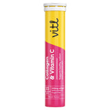 Vitl collagen and vitamin c peach tablets 20ct (British brand)