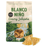 White Corn Tortilla Chips with Creamy Jalapeño Seasoning 170g