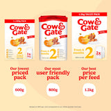 Cow & Gate 2 Follow On Baby Milk Formula Powder From Birth 600g