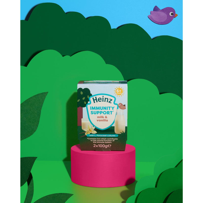 Heinz Milk & Vanilla Baby Food Pots 200g, UK version