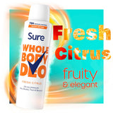 Sainsburys Women's Whole Body Deodorant Spray with Fresh Citrus Fragrance, 72-Hour Odour Control, 150ml- Buy online at McGrocer