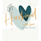 Carlton Husband With Love Happy Birthday Greeting Card