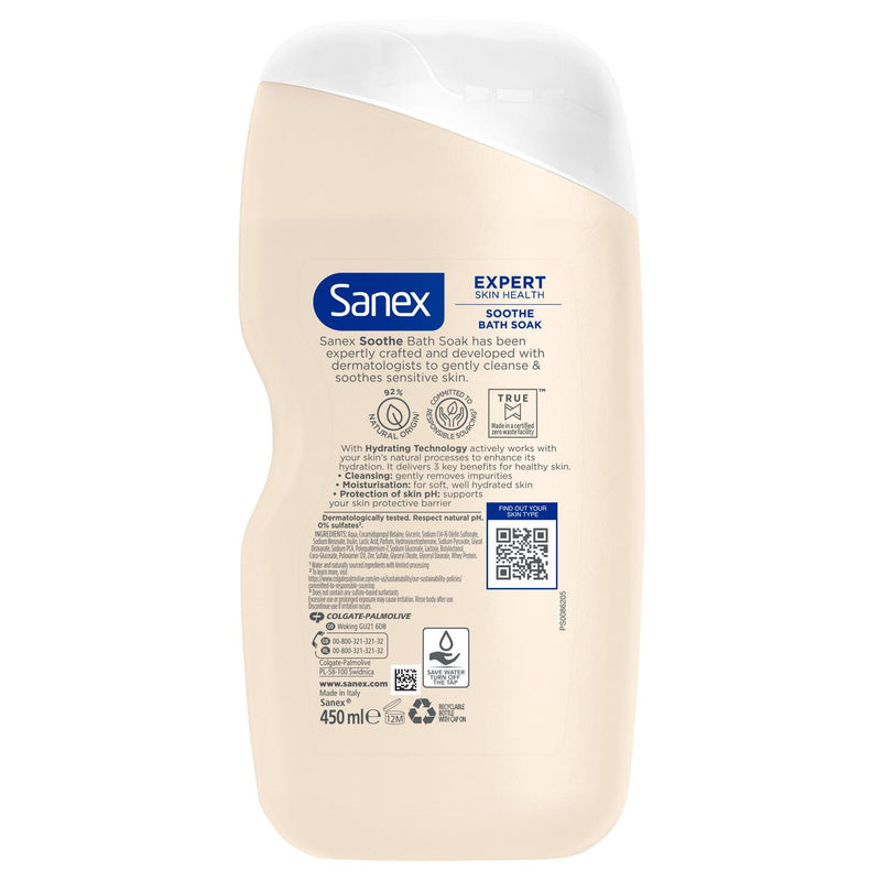 Sanex Expert Skin Health Bath Soak 450ml (British brand)
