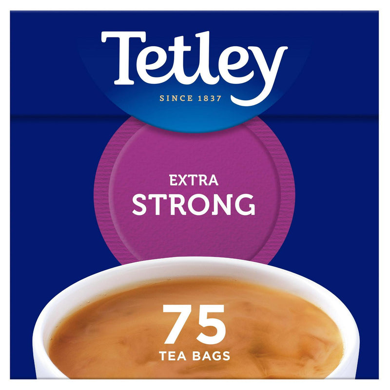 Tetley Extra Strong Schwarzteebeutel x75 (britische Marke)
