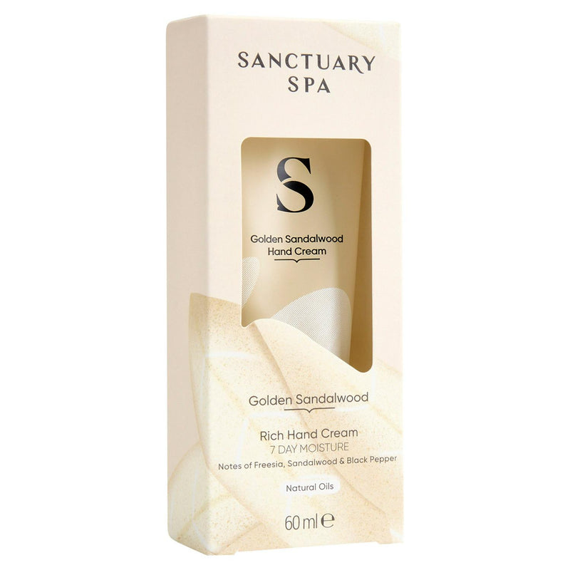 Sanctuary Spa Golden Sandalwood Rich Hand Cream 60ml