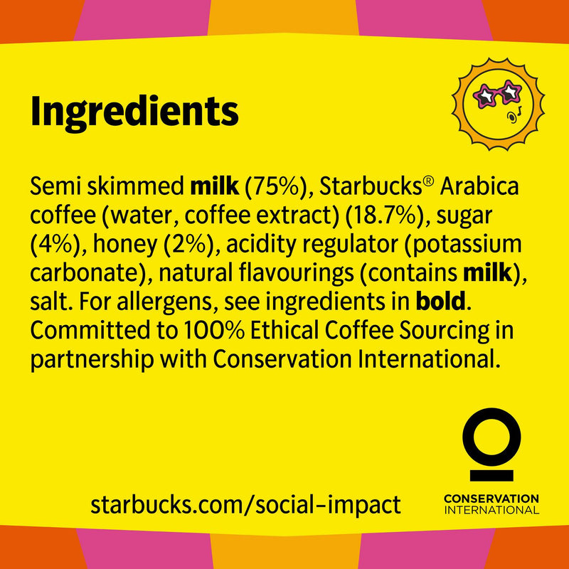 Starbucks Frappuccino Sip on Sunshine Iced Coffee, Limited Edition 250ml