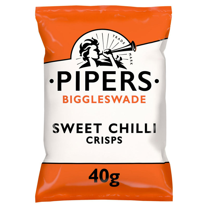 Pipers Biggleswade Sweet Chilli potato crisps 40g - British product