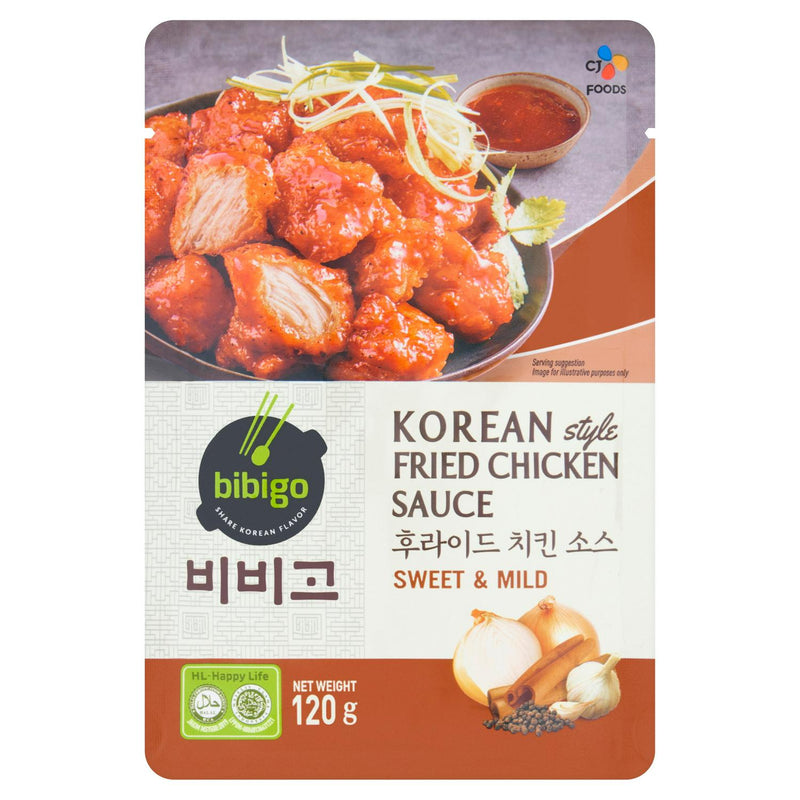 Bibigo Korean fried chicken sauce Sweet Mild 120g - British product
