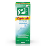 Opti-Free Replenish contact lens solution 4 x 300ml, imported from the UK