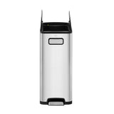 EKO Ecofly stainless steel pedal bin 30L, UK version