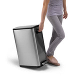 EKO Ecofly stainless steel pedal bin 30L, UK version