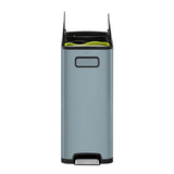 EKO kitchen bin titanium blue 20+20L, imported from the UK