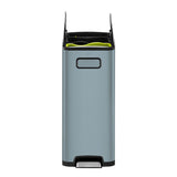 EKO kitchen bin titanium blue 20+20L, imported from the UK
