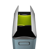EKO kitchen bin titanium blue 20+20L, imported from the UK