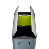 EKO kitchen bin titanium blue 20+20L, imported from the UK