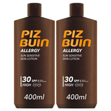 Piz Buin SPF30 Allergy suncare lotion 2x400ml, UK version