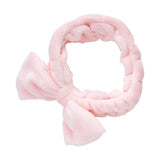 Brushworks pink makeup headband with bow (British brand)