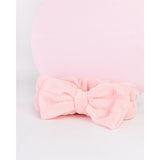 Brushworks pink makeup headband with bow (British brand)