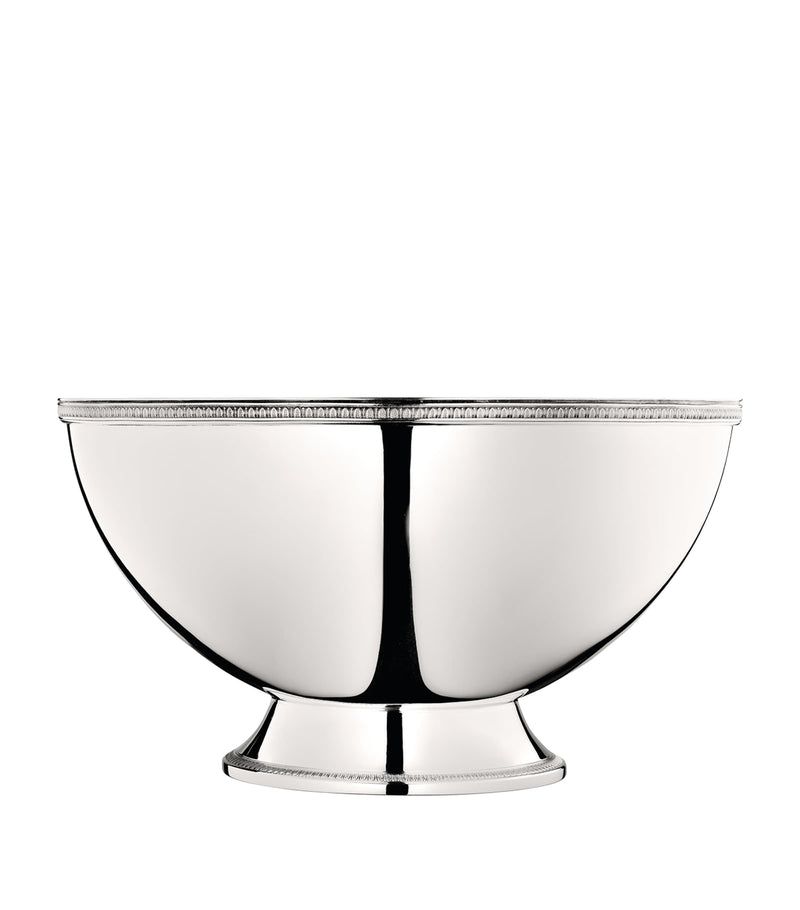 Christofle silver-plated Malmaison punch bowl 42cm - British product