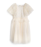 Petite Amelie Tulle Sequinned Peplum Dress for ages 4-12+ years, imported from the UK