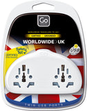 Go Travel World-UK Duo USB travel adaptor, UK version