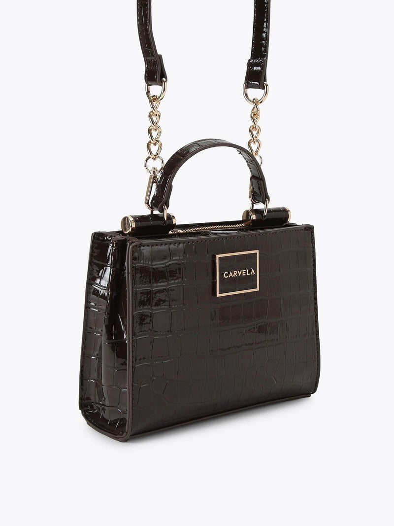 Carvela brown Jessica mini tote handbag, UK version