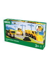 Harrods BRIO Construction Vehicles Wooden Toy Set- Buy online at McGrocer