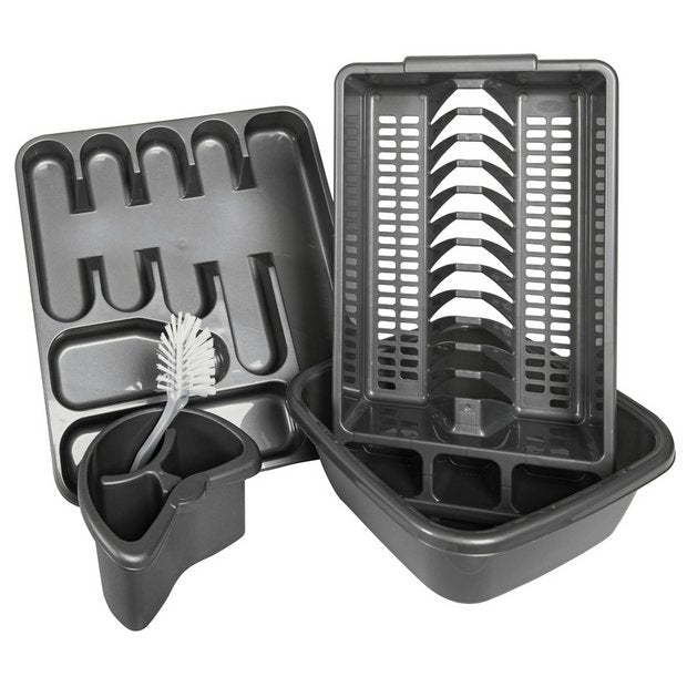 Argos Home Silver kitchen sink top set - British product