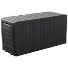Keter outdoor garden storage box grey 270L, UK version