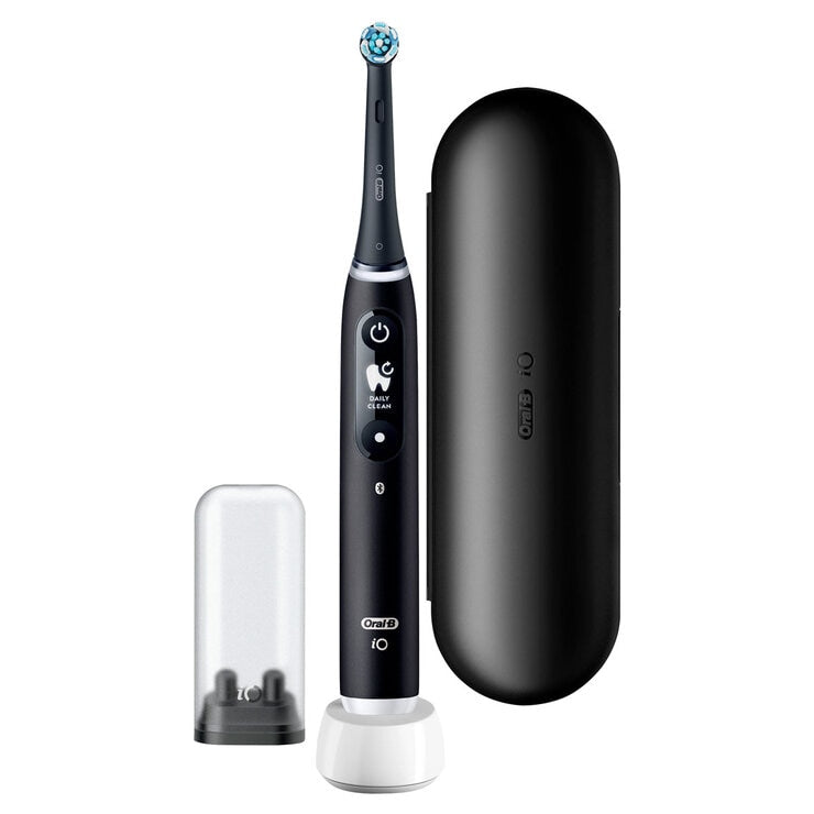 Oral-B iO Series 6 electric toothbrush in black, imported from the UK