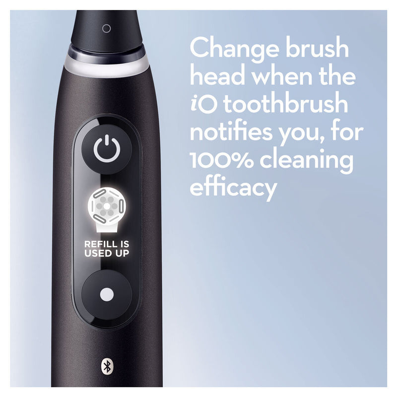 Oral-B iO Series 6 electric toothbrush in black, imported from the UK