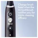 Oral-B iO Series 6 electric toothbrush in black, imported from the UK