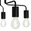 Argos Rayner black flush ceiling light with 5 bulbs - British product