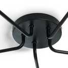 Argos Rayner black flush ceiling light with 5 bulbs - British product