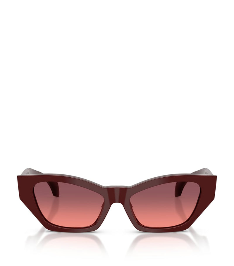 Versace cat-eye red tint sunglasses - British product