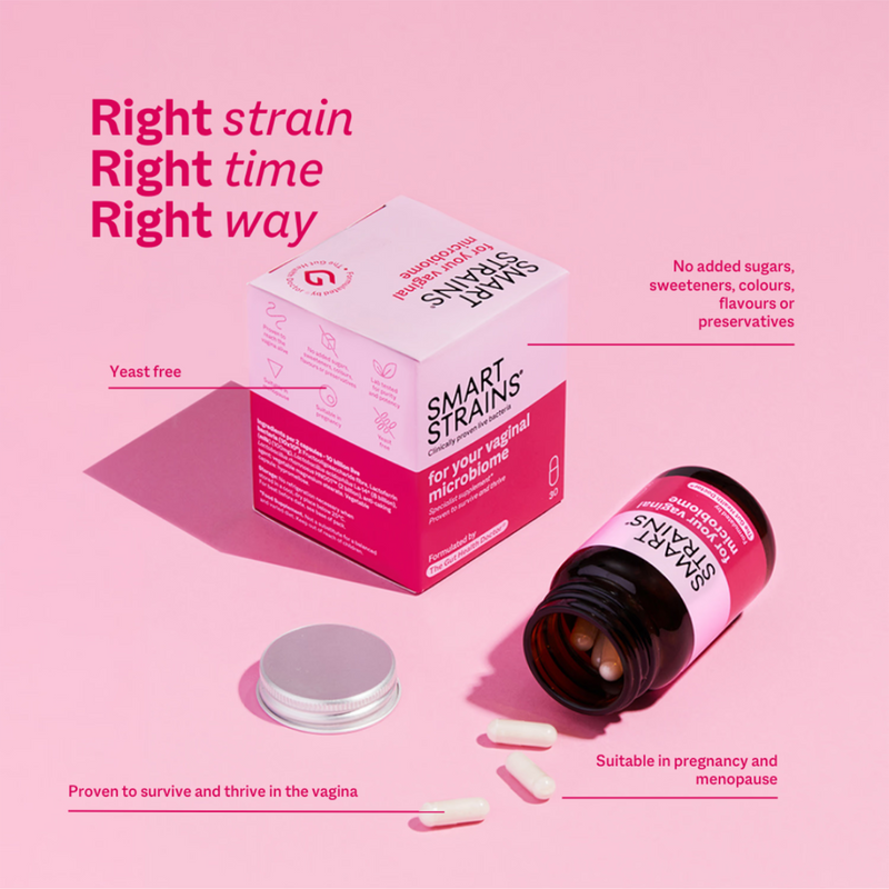 Smart Strains probiotic for women's health 30 capsules, UK version